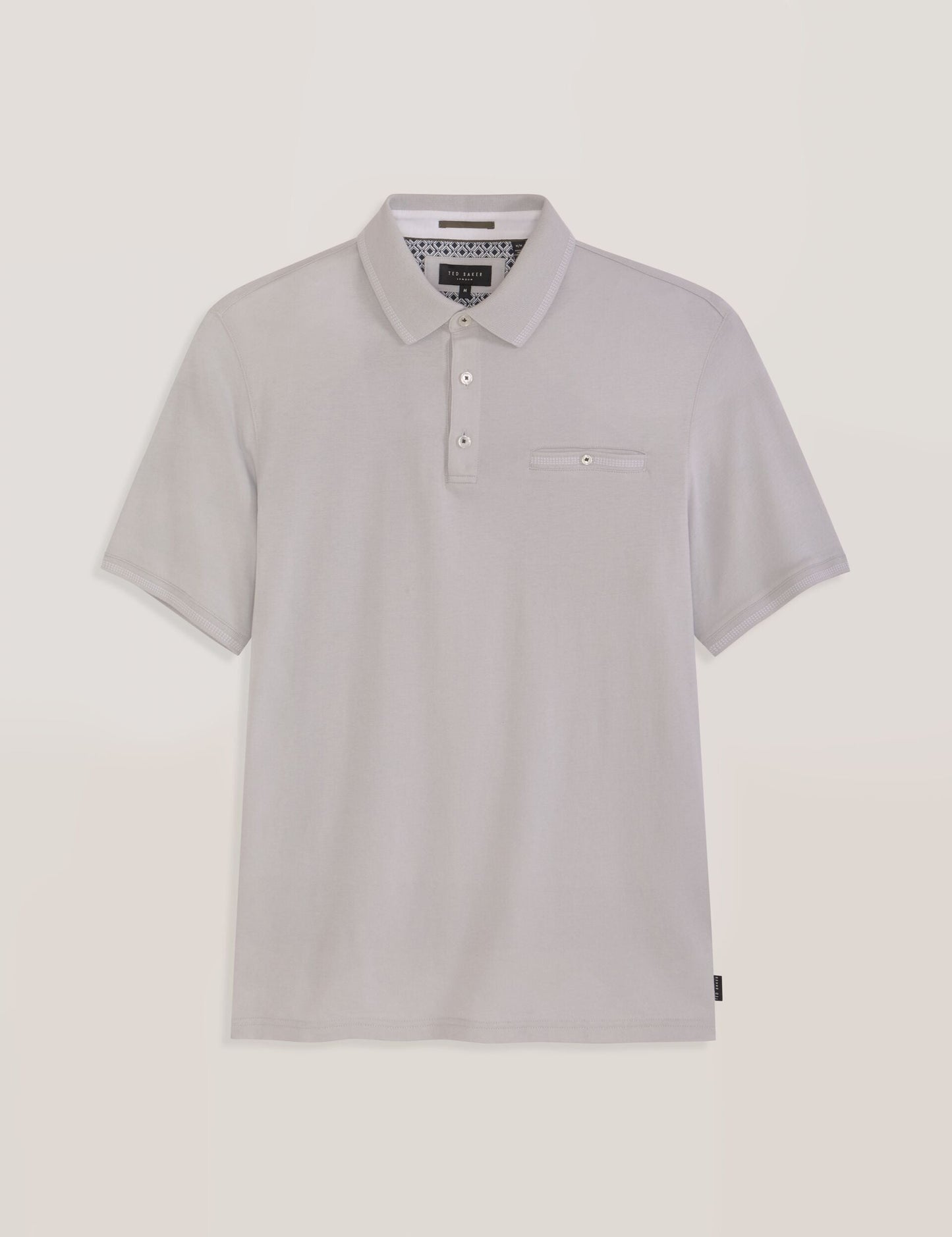 Ted Baker POLO - Button Up Polo GREY