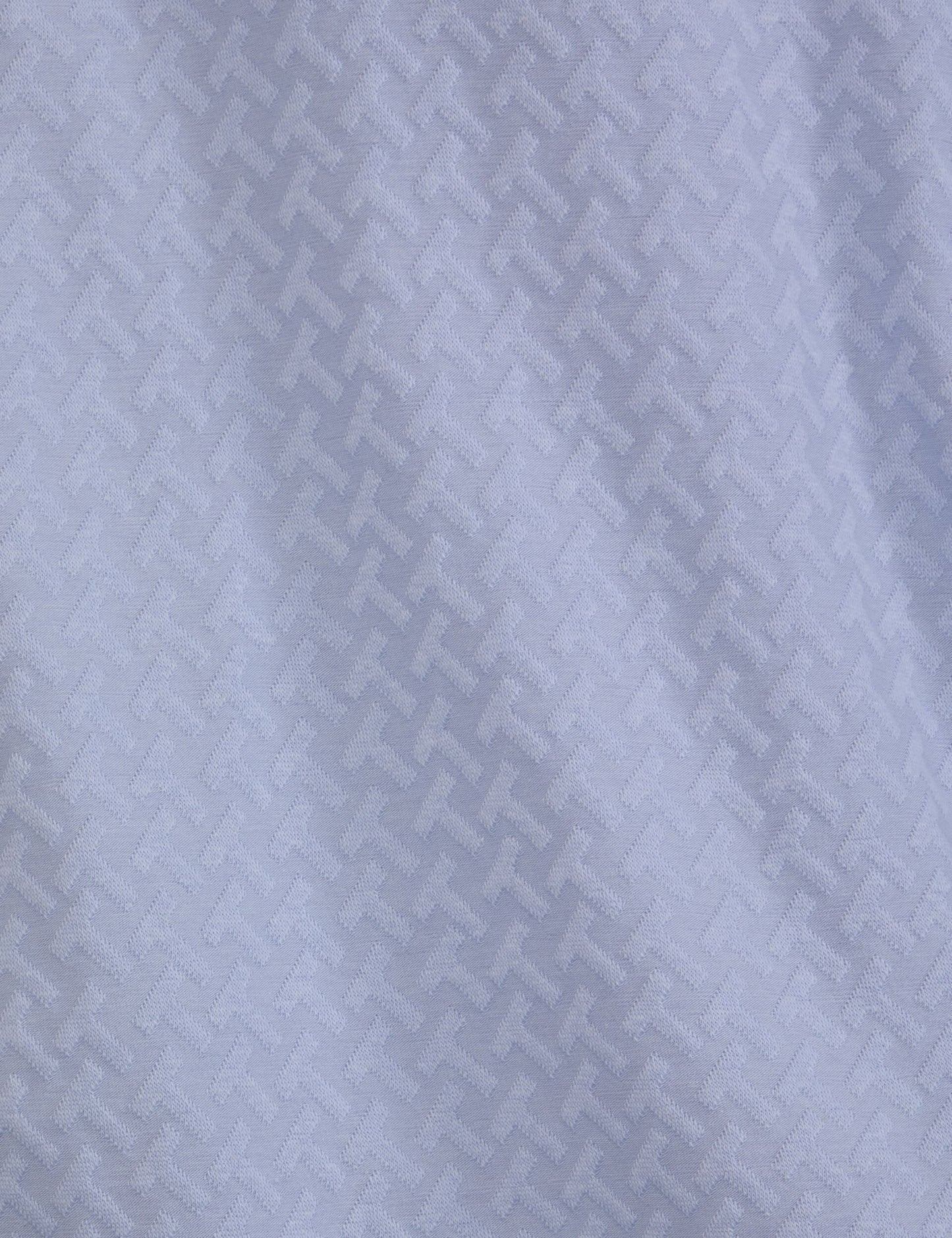 Ted Baker TEXTURE POLO - Button Up Polo BLUE