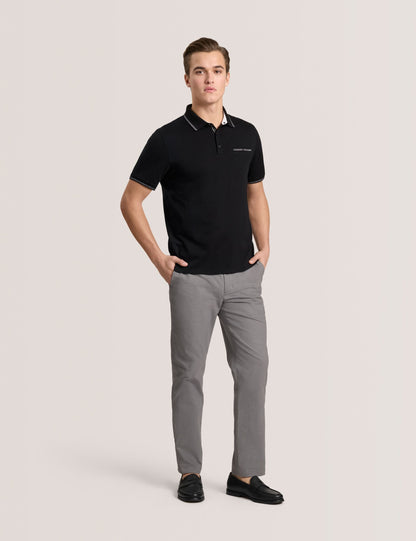 Ted Baker POLO - Button Up Polo BLACK