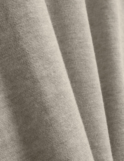 Ted Baker TORRENT - Wool Blend Ribbed Raglan Polo Shirt TAUPE