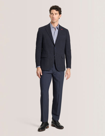 Ted Baker WINFRED Textured Weave Wool Blend Blazer NAVY