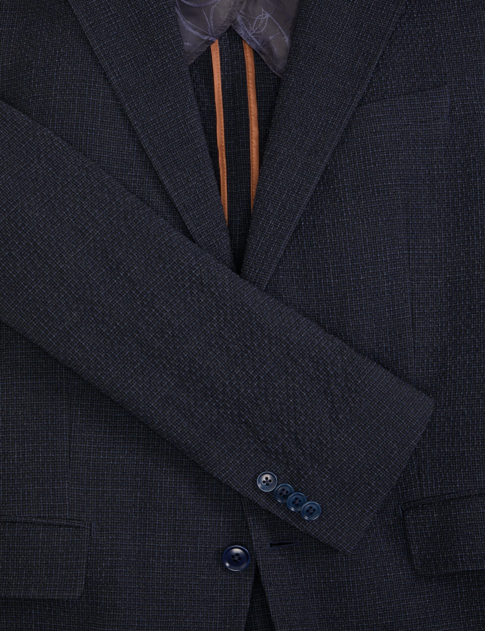 Ted Baker WINFRED Textured Weave Wool Blend Blazer NAVY