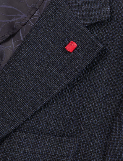 Ted Baker WINFRED Textured Weave Wool Blend Blazer NAVY