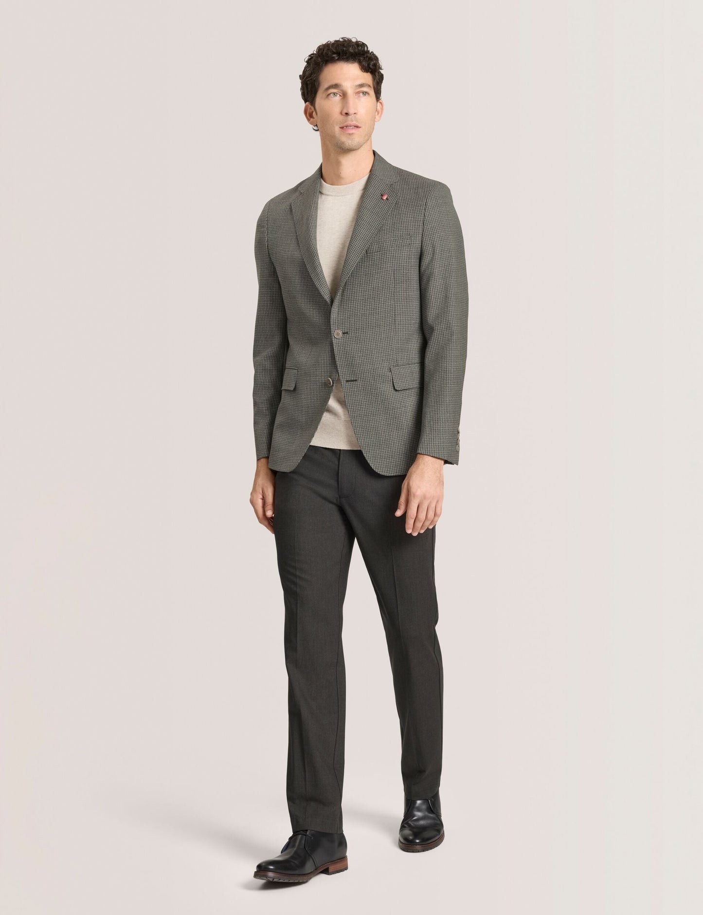 Ted Baker WINFRED Mini Check Wool Modern Fit Suit Jacket DARK GREEN