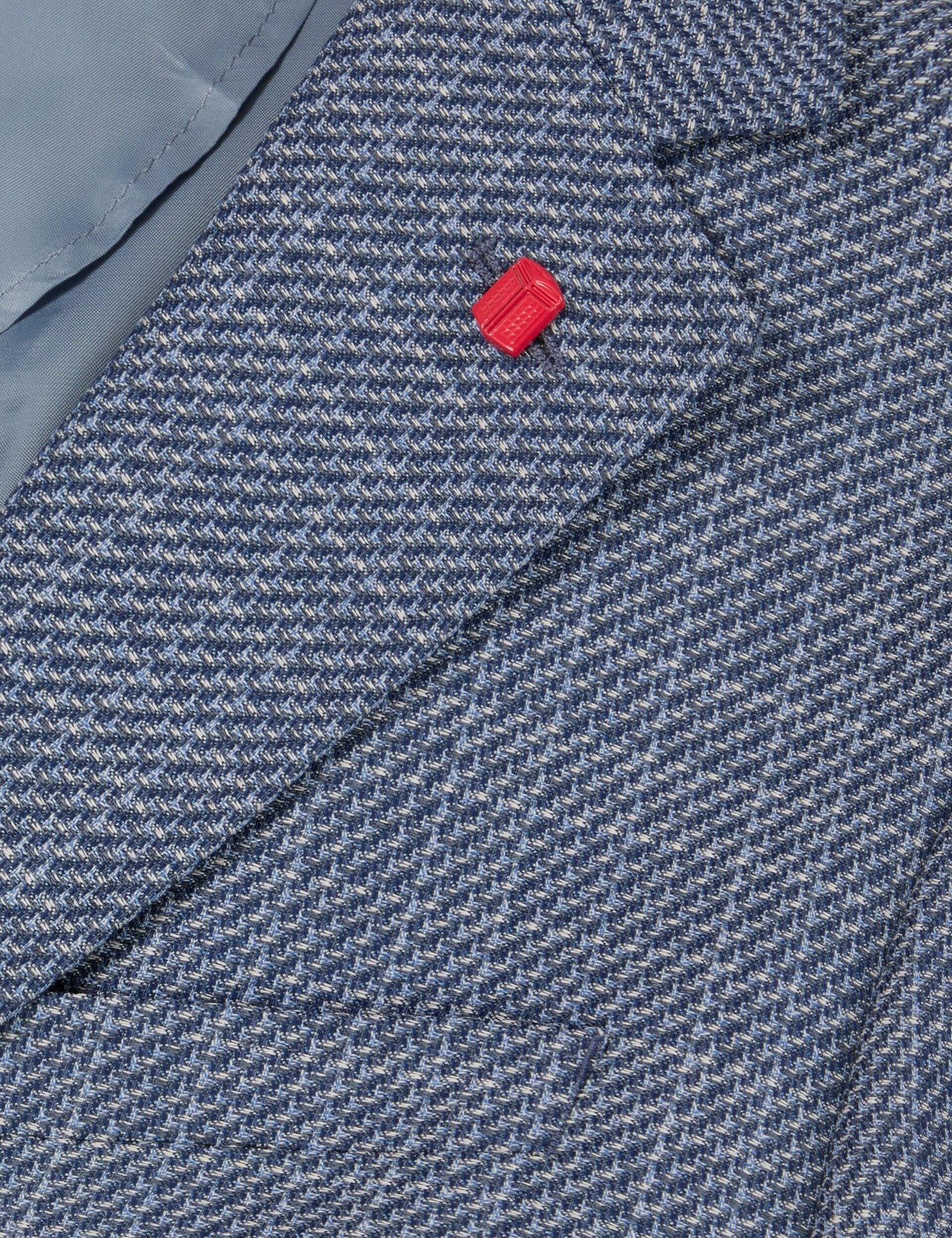 Ted Baker WINFRED Plaid Woven Texture Tailored Blazer BLUE