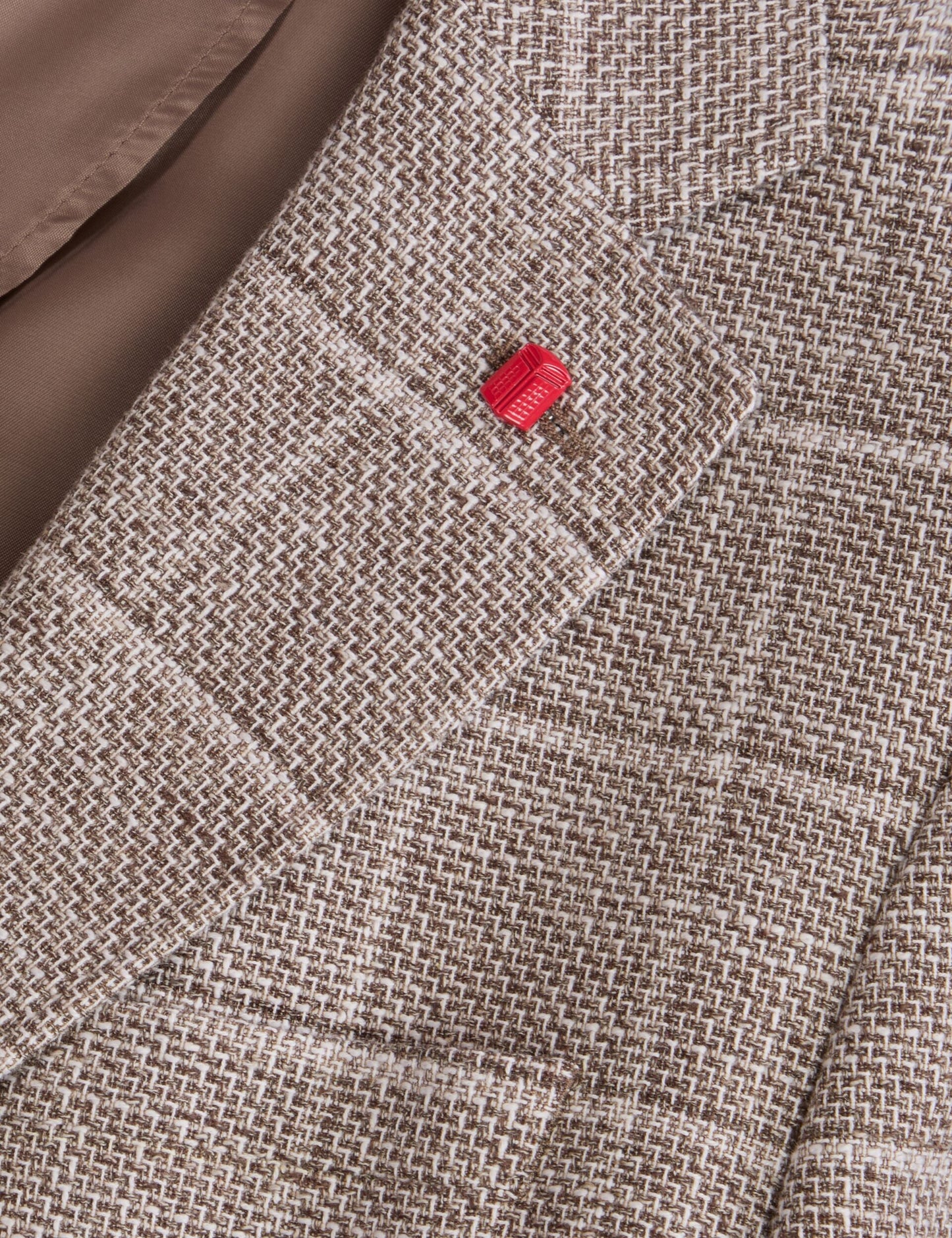 Ted Baker WINFRED Grid Check Cotton Blend Blazer TAUPE