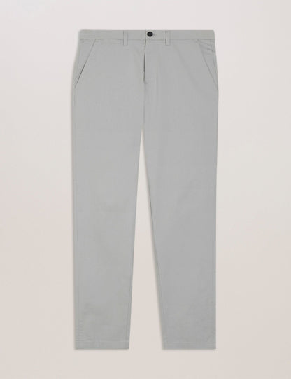 Ted Baker HAYBRN - Grey Regular Fit Woven Texture Chinos LIGHT GREY