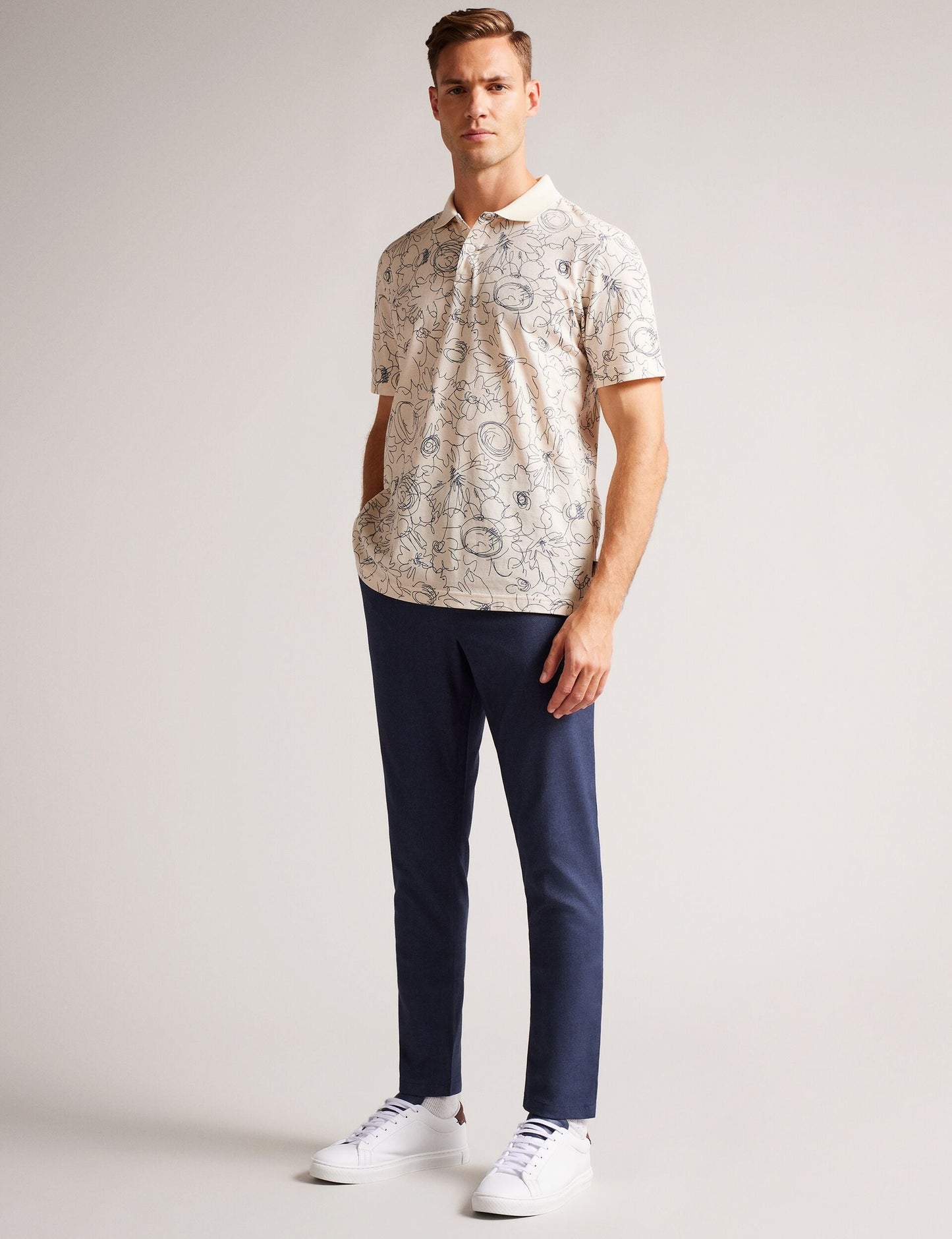 Ted Baker BAREN - Trousers NAVY