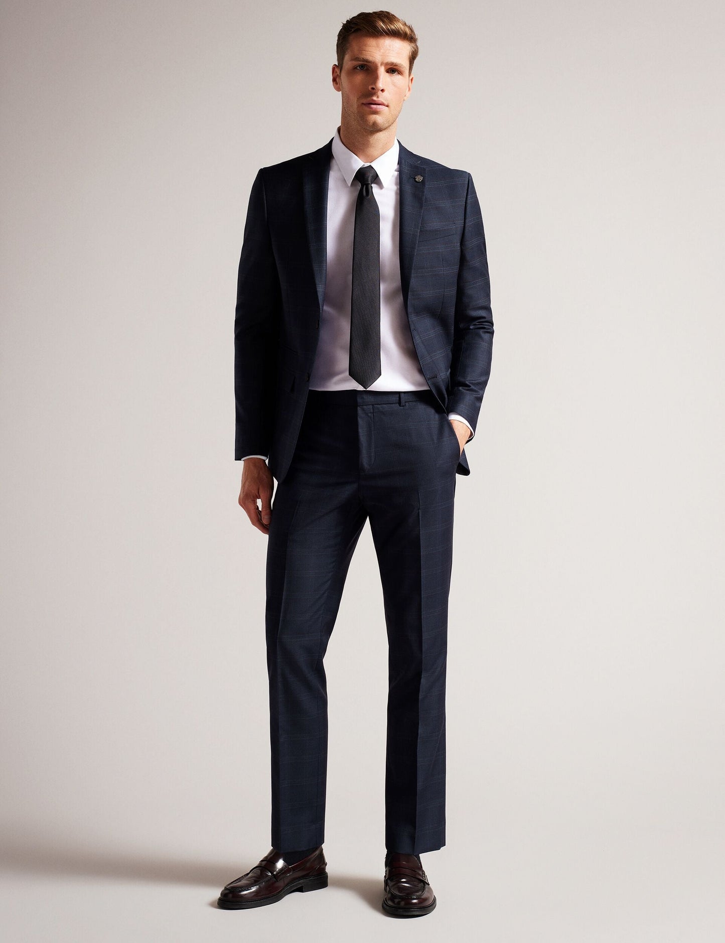 Ted Baker MERAETS - Trousers NAVY