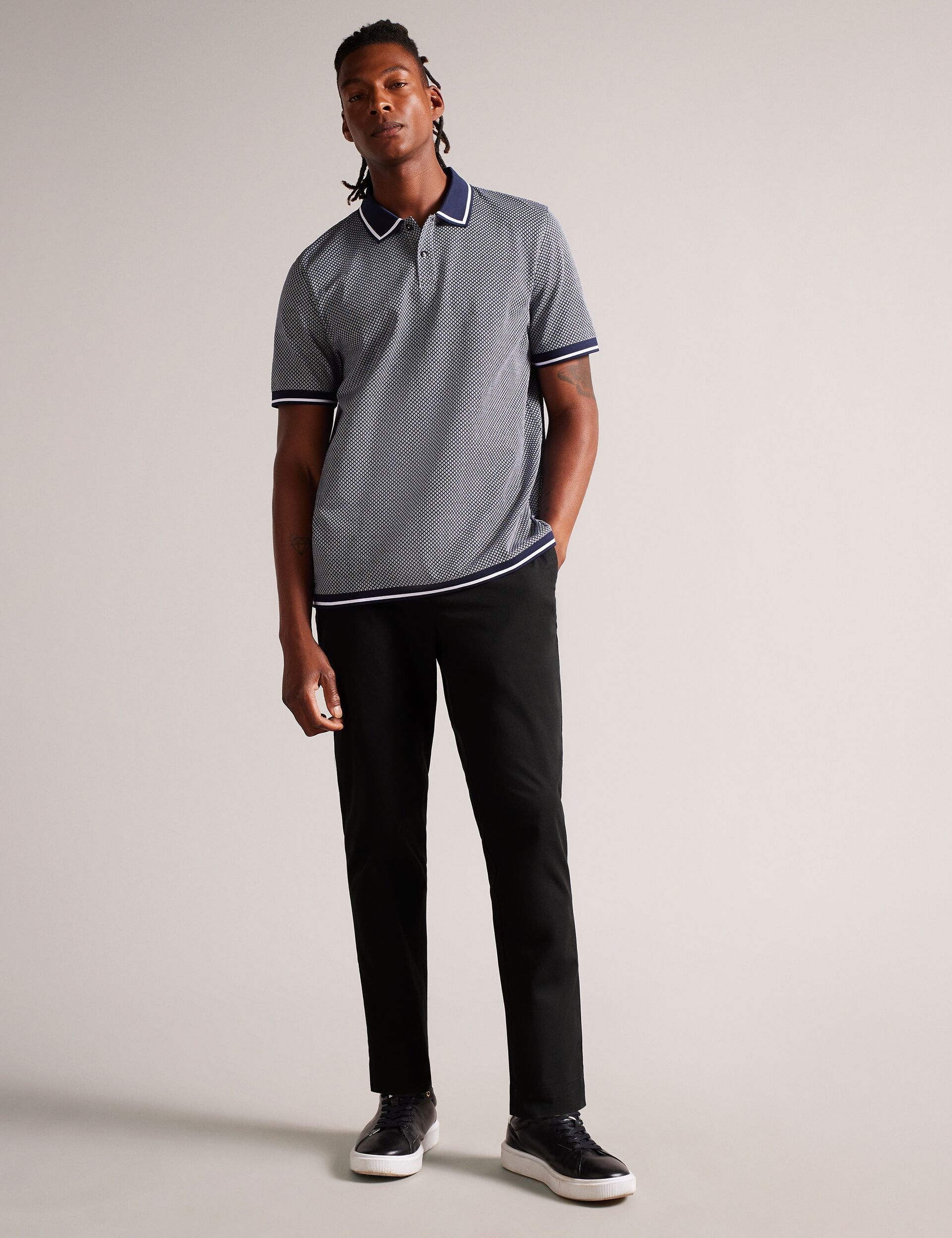 Ted Baker GENBEE - Trousers BLACK
