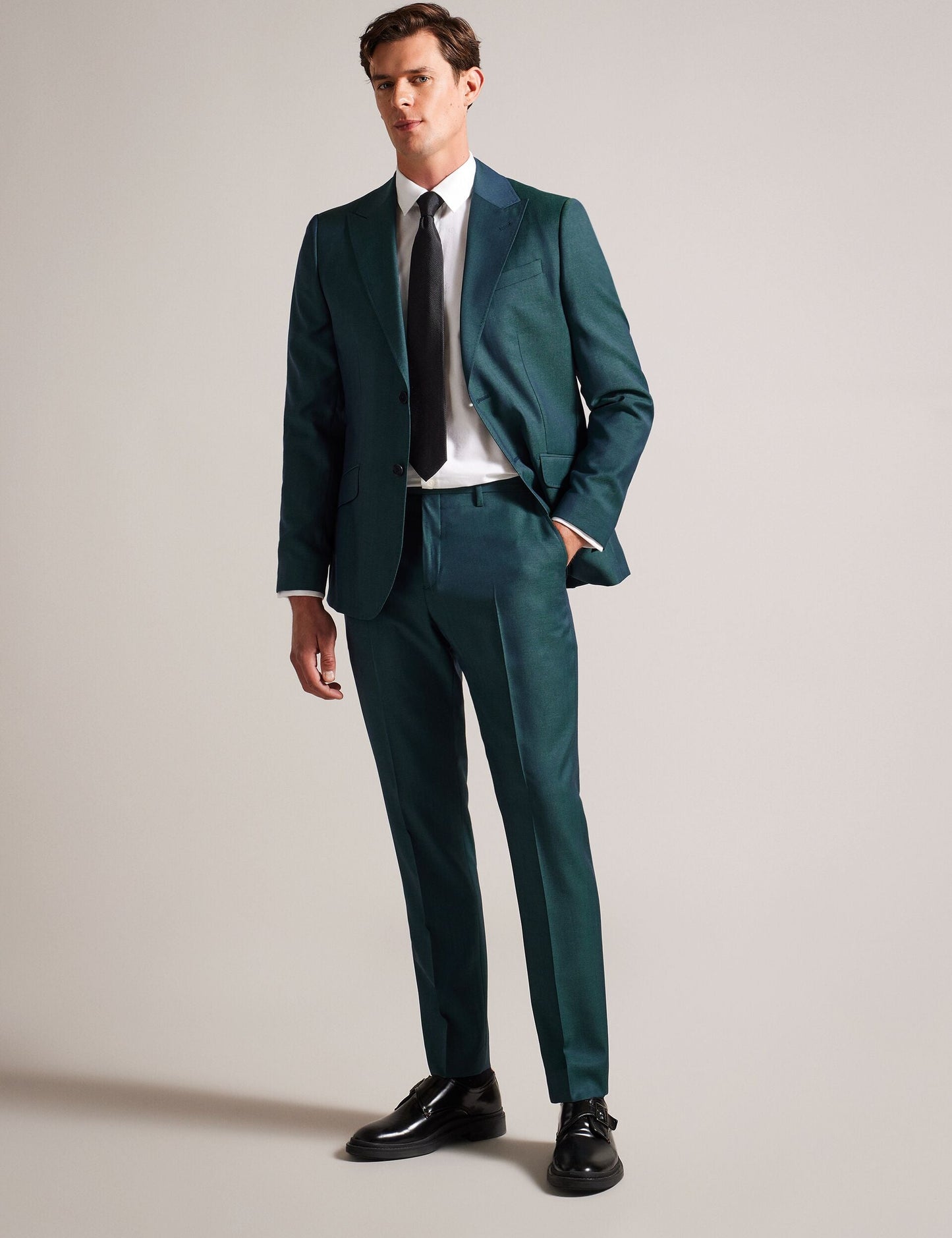 Ted Baker NORTHT - Trousers TEAL BLUE