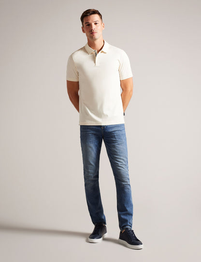Ted Baker ELVVIS - Slim Fit Stretch Jean MID BLUE