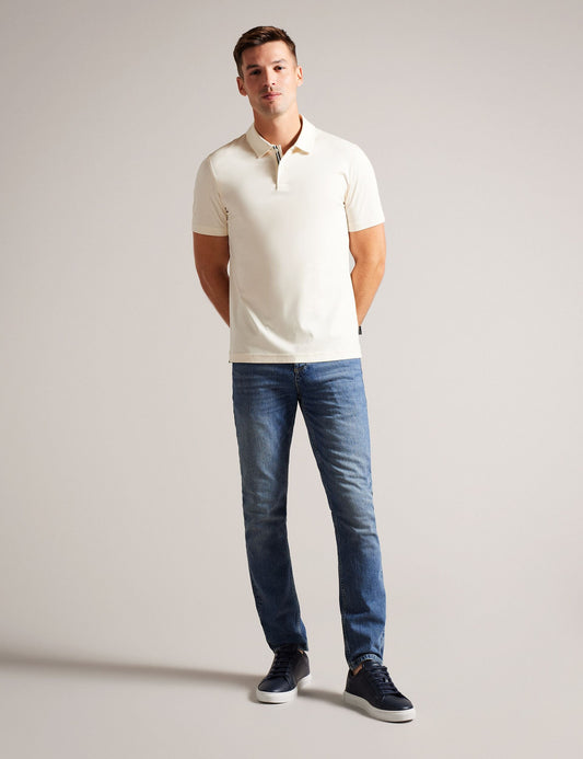 Ted Baker ELVVIS - Slim Fit Stretch Jean MID BLUE