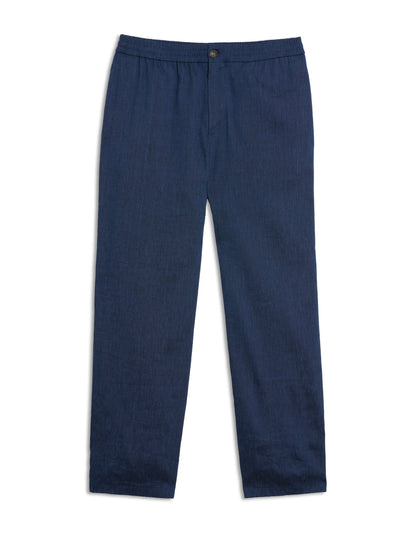 Ted Baker ARDMORE - Stretch Linen Trousers NAVY