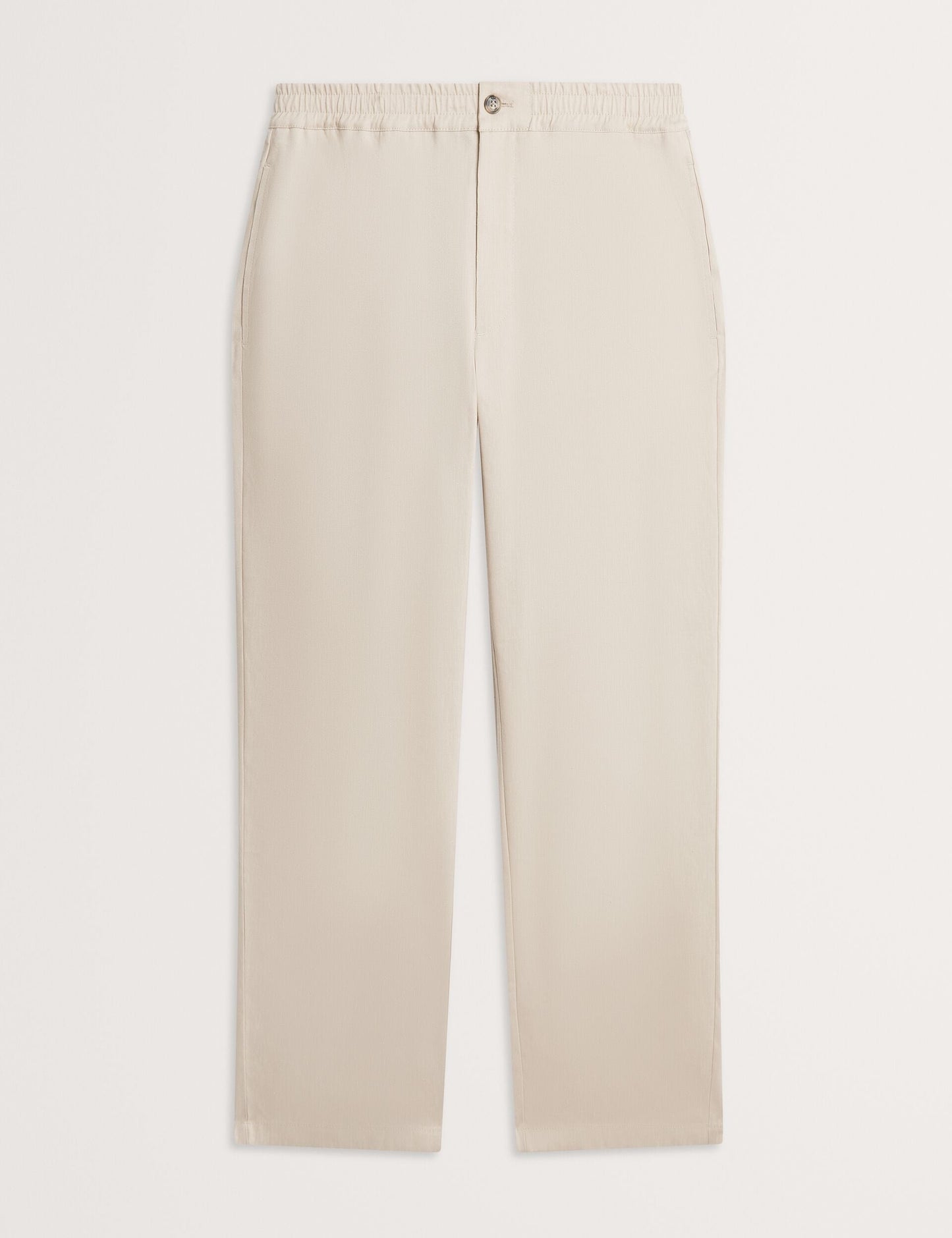Ted Baker CULVERR Relaxed Linen Blend Elasticated Trousers STONE