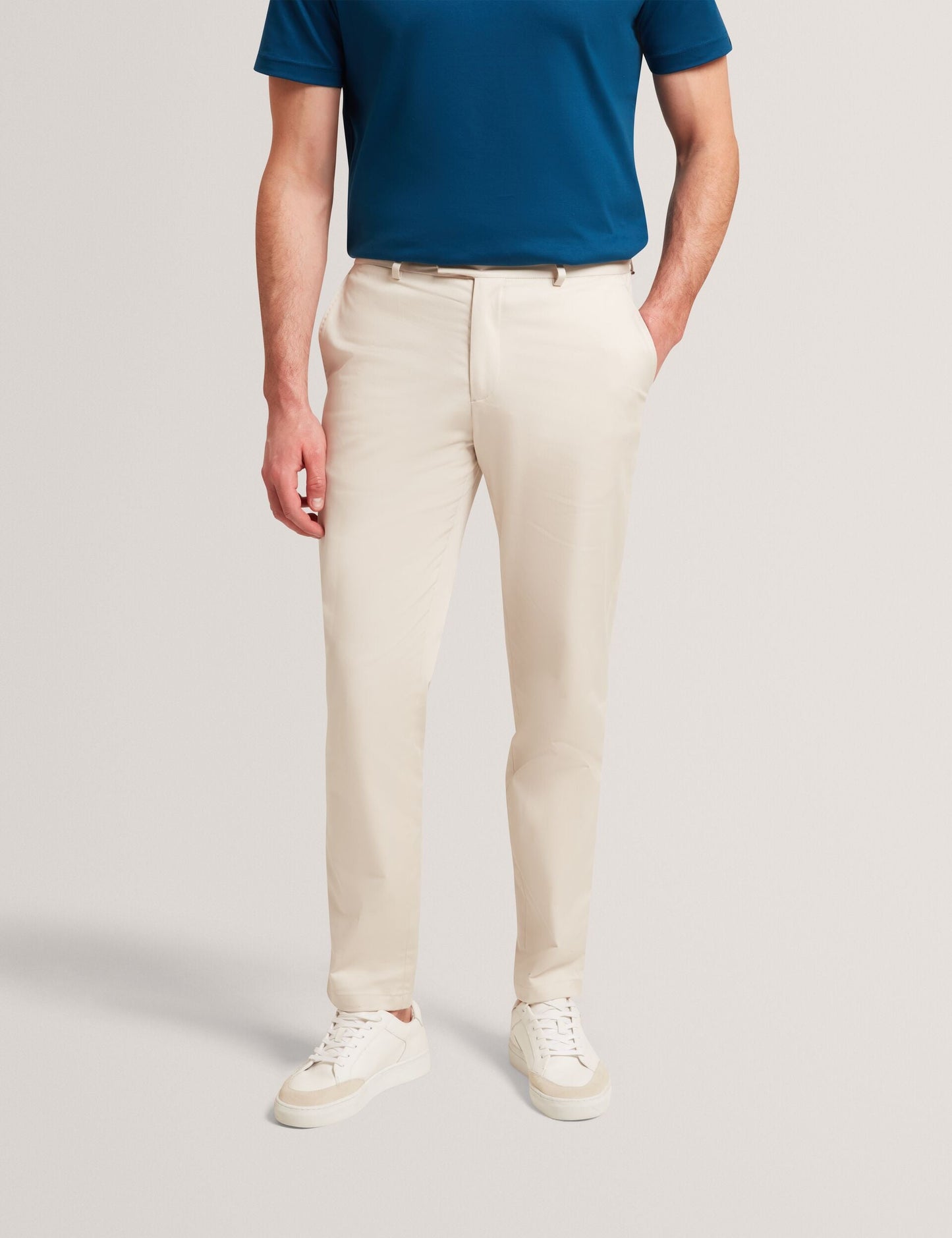 Ted Baker HOWETON - Slim Stretch Chino STONE