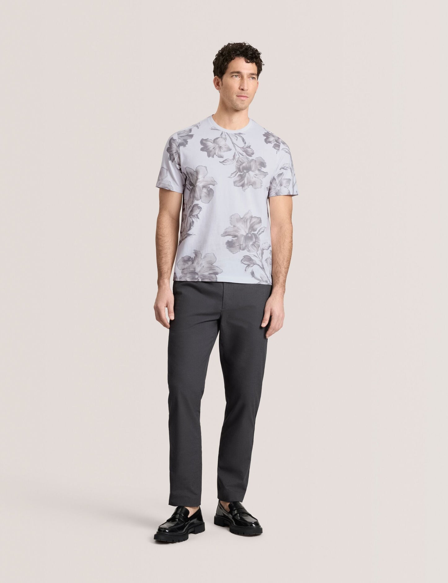 Ted Baker Straight Leg Pant - Straight Leg Pant DARK GREY