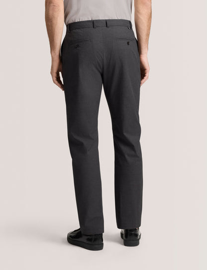 Ted Baker Straight Leg Pant - Straight Leg Pant DARK GREY