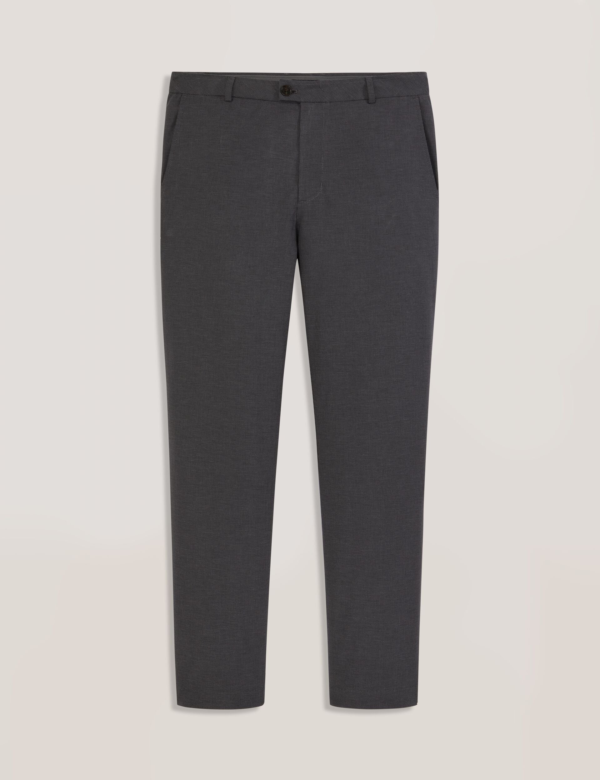 Ted Baker Straight Leg Pant - Straight Leg Pant DARK GREY