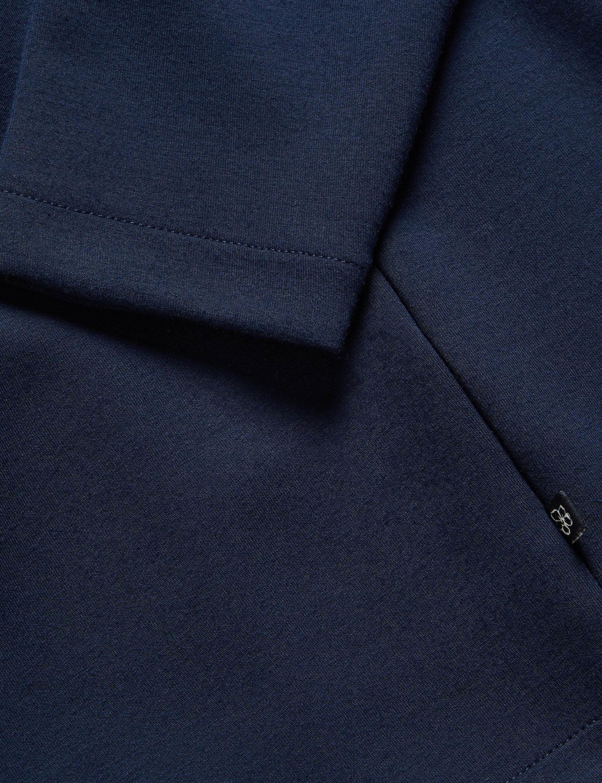 Ted Baker Veller - Long Sleeve Regular Fit Half Zip NAVY