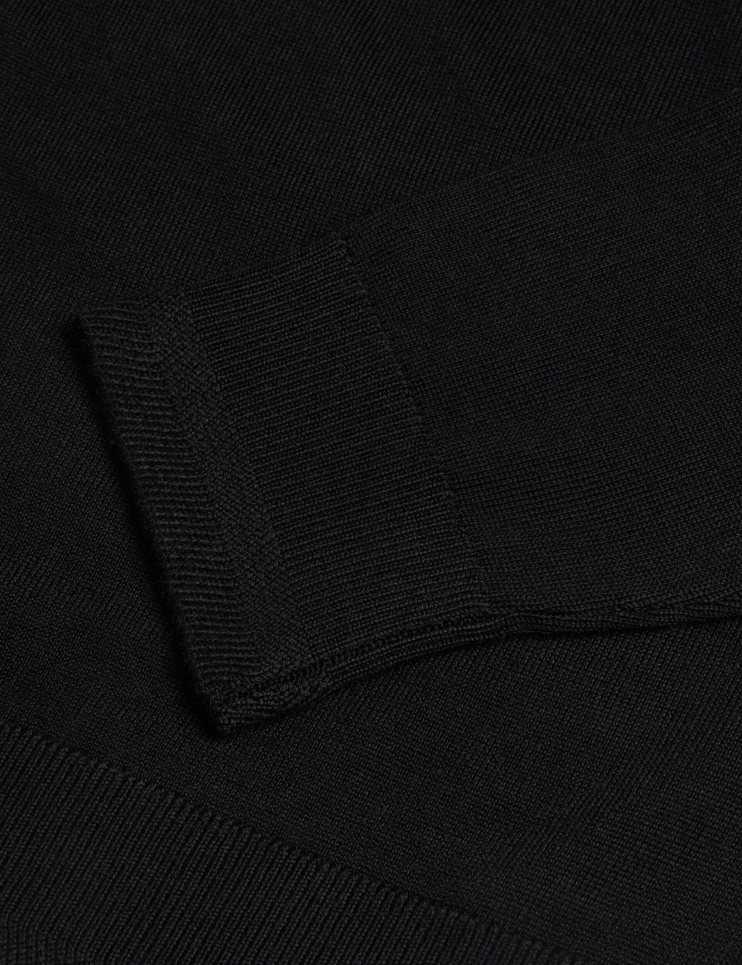 Ted Baker CARNBY - Pure Wool Crew Neck Jumper BLACK