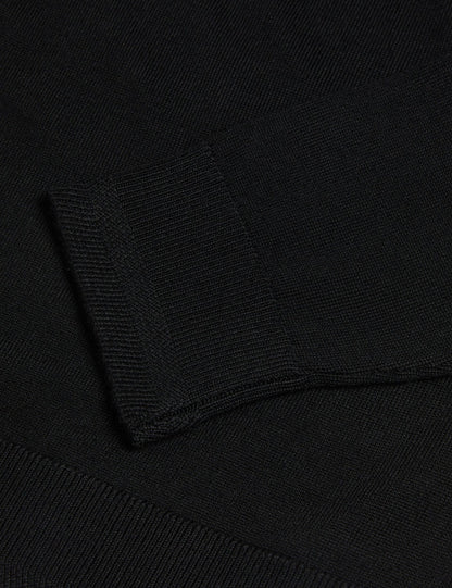 Ted Baker CARNBY - Pure Wool Crew Neck Jumper BLACK