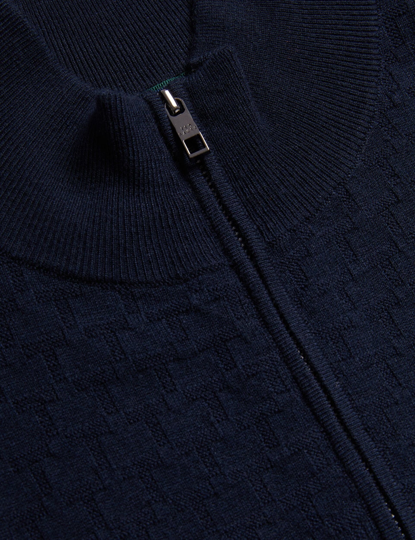 Ted Baker KURNLE - T Knit Half Zip Funnel Neck Jumper NAVY