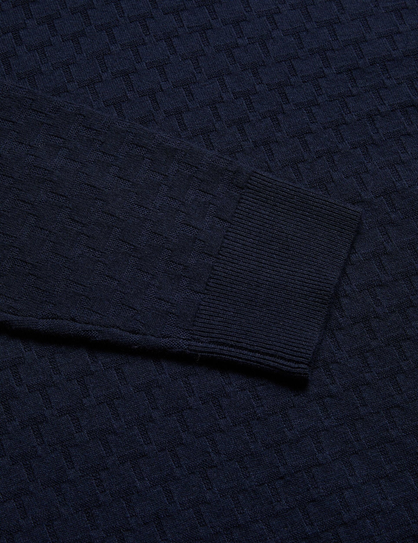 Ted Baker KURNLE - T Knit Half Zip Funnel Neck Jumper NAVY