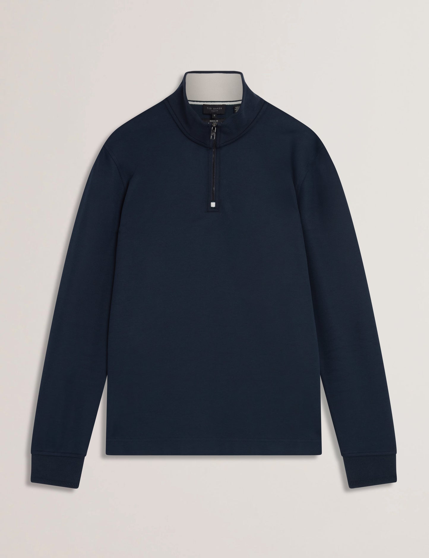 Ted Baker PRYOR - Half Zip Funnel Neck Sweatshirt NAVY