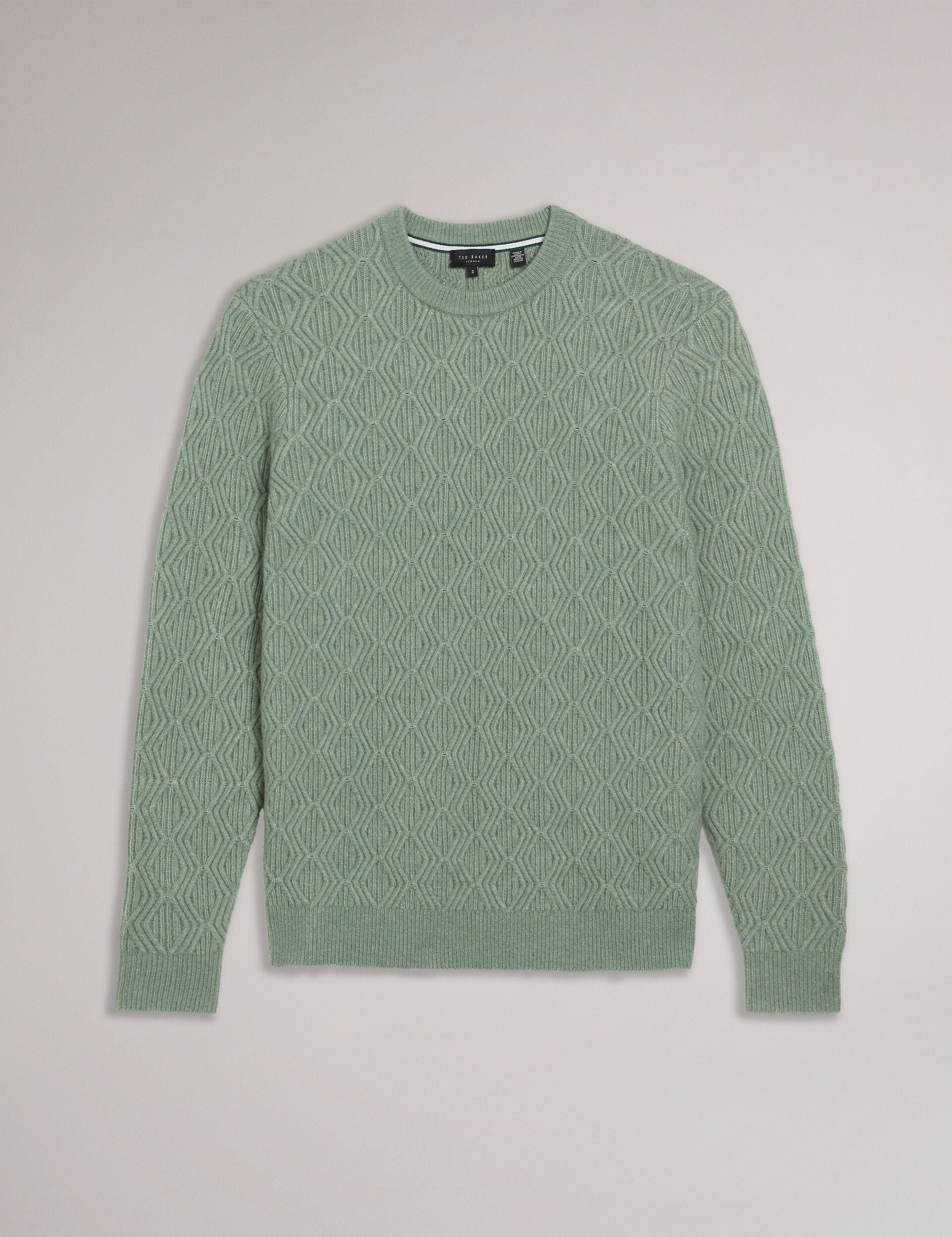 Ted Baker ATCHET - Crew Neck PALE GREEN