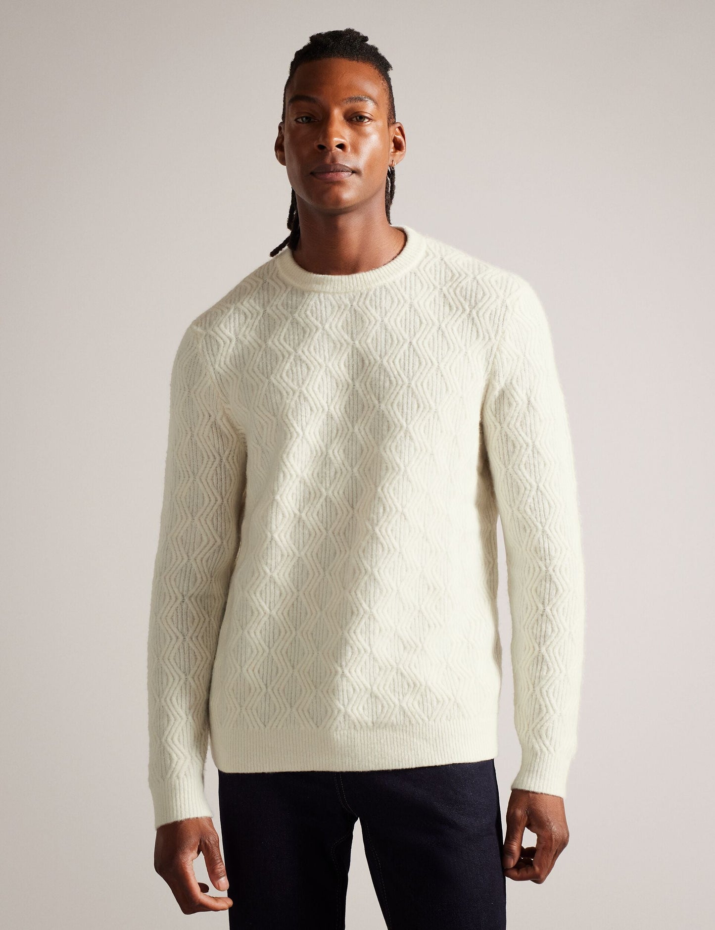 Ted Baker ATCHET - Crew Neck ECRU