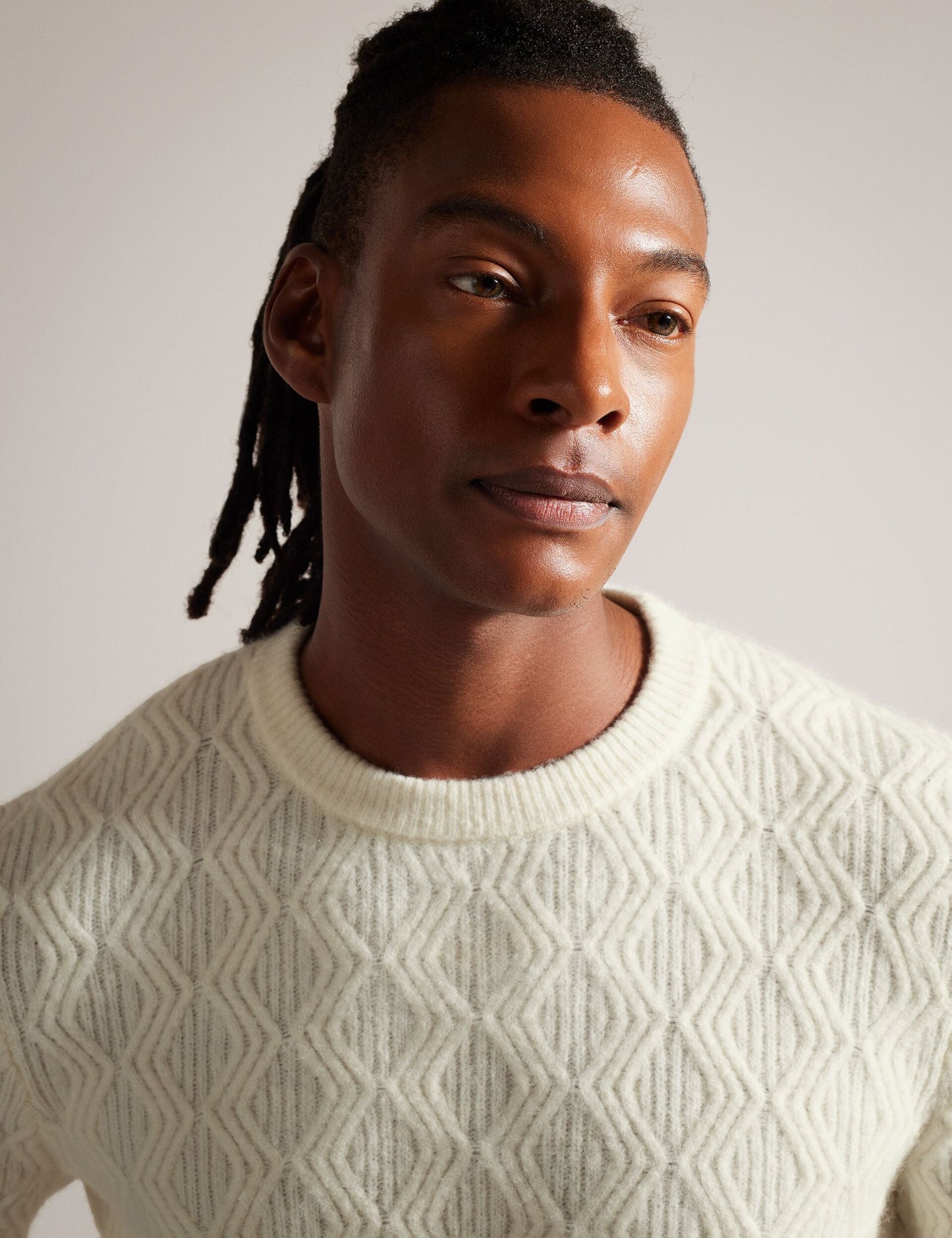 Ted Baker ATCHET - Crew Neck ECRU