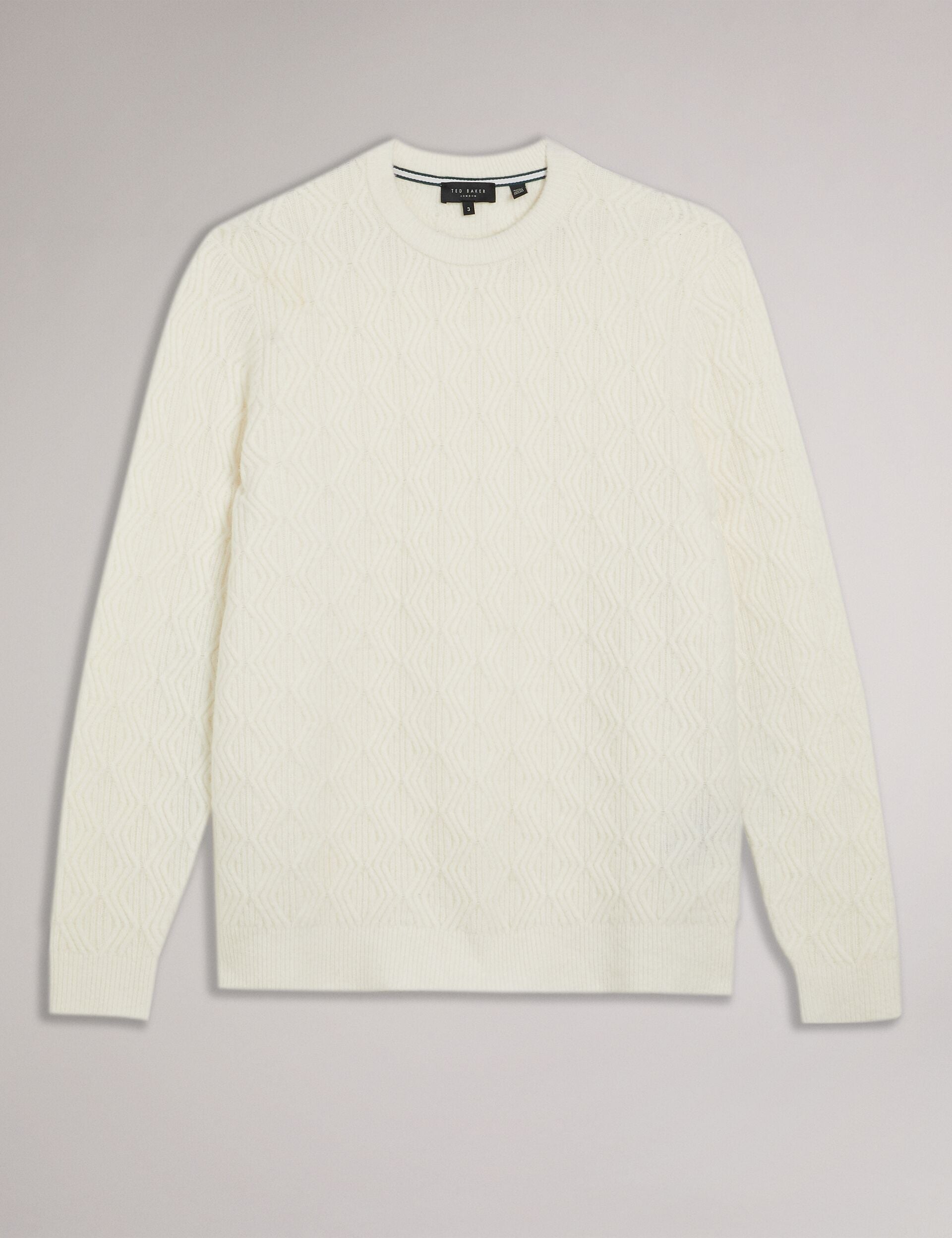 Ted Baker ATCHET - Crew Neck ECRU