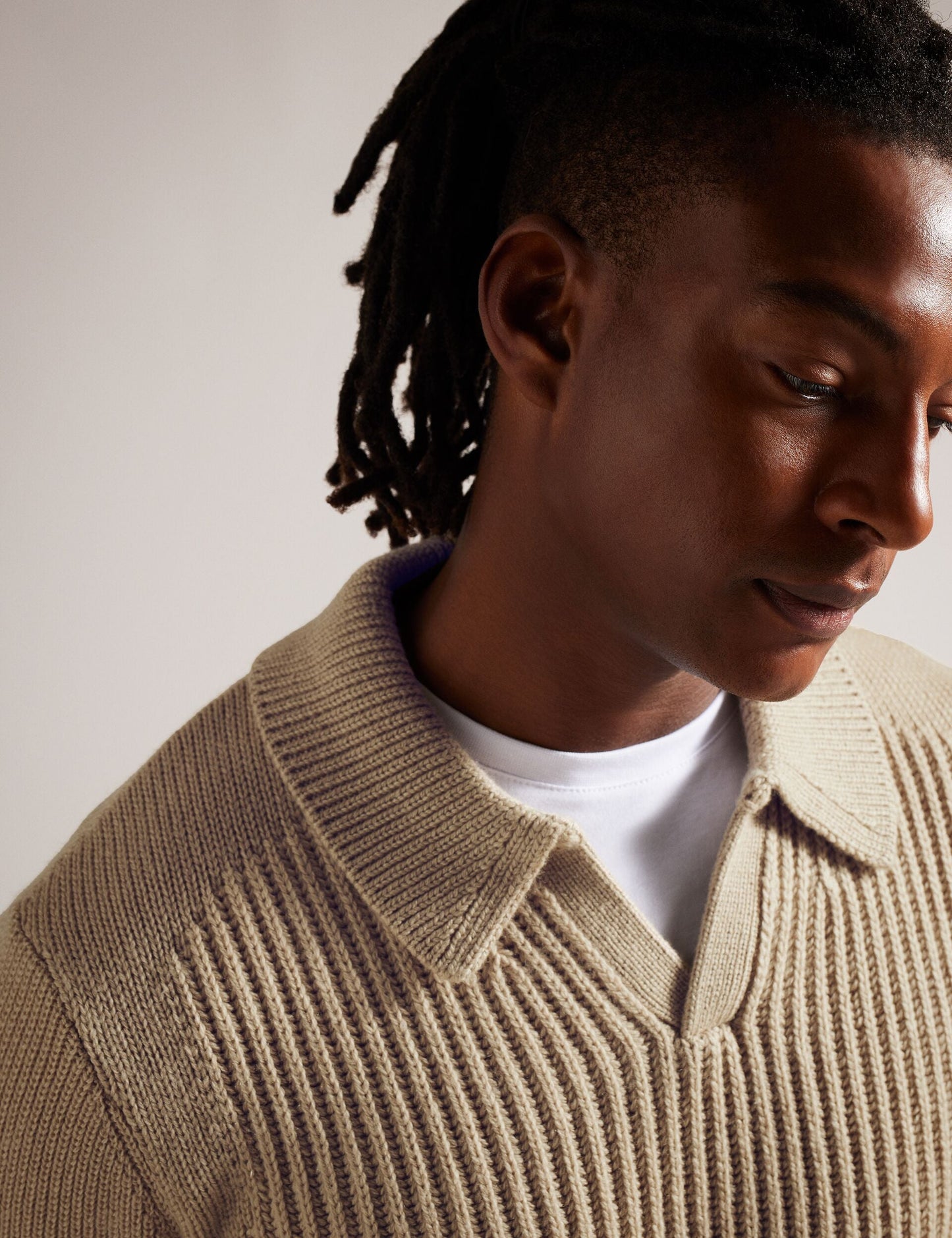 Ted Baker ADEMY - Crew Neck TAUPE